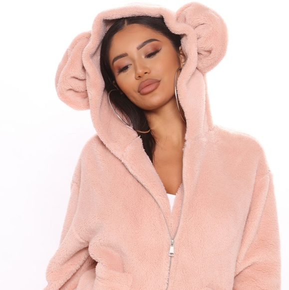 All Warm & Fuzzy Ears Hooded Jacket - Picture 2 of 6